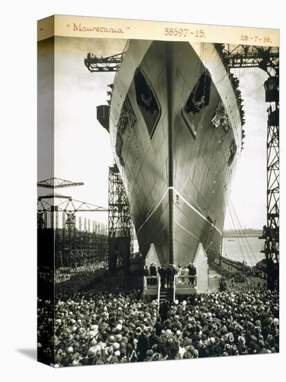 The Launching of the Rms Mauretania, 28th July 1938-English Photographer-Premier Image Canvas