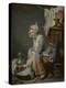The Laundress, 1761-Jean Baptiste Greuze-Premier Image Canvas