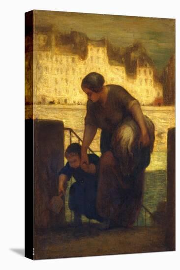 The Laundress, c.1863-Honore Daumier-Premier Image Canvas