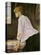 The Laundress (La Blanchisseuse)-Henri de Toulouse-Lautrec-Premier Image Canvas