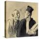 The Lawyer and His Client-Honore Daumier-Premier Image Canvas