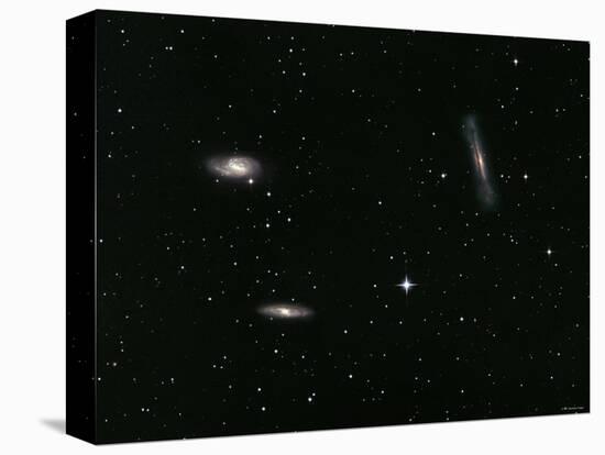 The Leo Triplet, Also Known as the M66 Group, is a Small Group of Galaxies in the Constellation Leo-Stocktrek Images-Premier Image Canvas