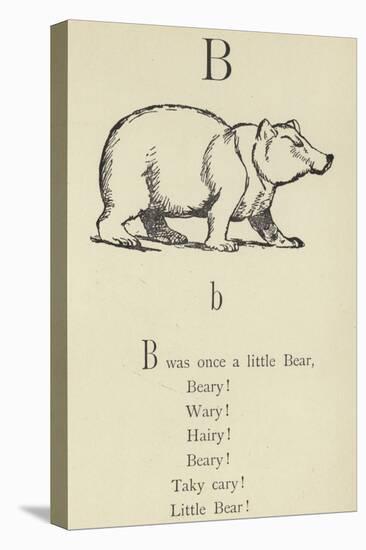 The Letter B-Edward Lear-Premier Image Canvas