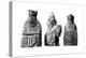 The Lewis Chessmen, (Norwegian), C1150-C1200-null-Premier Image Canvas