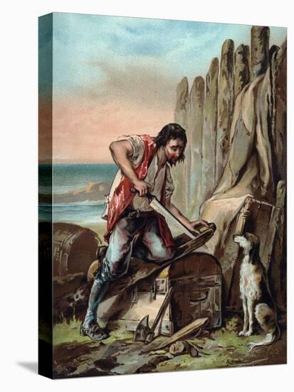The Life and Adventures of Robinson Crusoe by Defoe-null-Premier Image Canvas