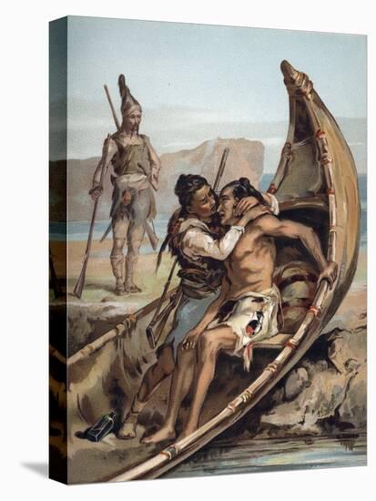 The Life and Adventures of Robinson Crusoe by Defoe-null-Premier Image Canvas