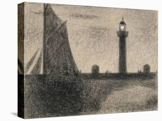 The Lighthouse at Honfleur, 1886-Georges Pierre Seurat-Premier Image Canvas