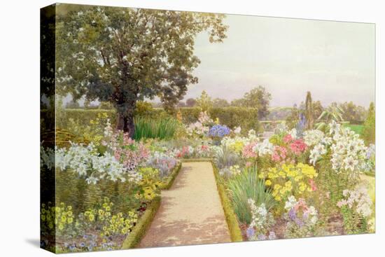 The Lily Border at Great Tangley Manor, Surrey-Thomas H. Hunn-Premier Image Canvas