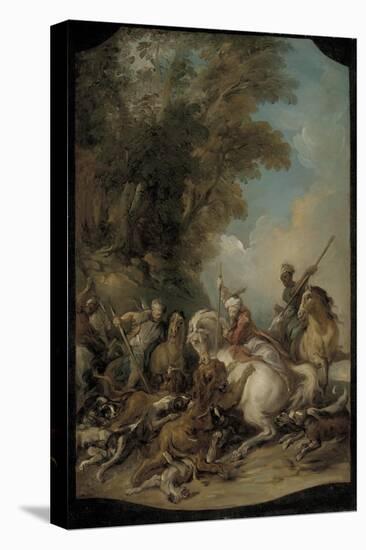 The Lion Hunt, 1735-Jean Francois de Troy-Premier Image Canvas