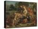 The Lion Hunt, 1855-Eugene Delacroix-Premier Image Canvas
