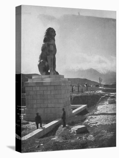 'The Lion of Chaeronea, the Acropolis and Mount Parnassus', 1913-Unknown-Premier Image Canvas