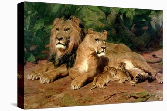 The Lions at Home, 1881-Rosa Bonheur-Premier Image Canvas