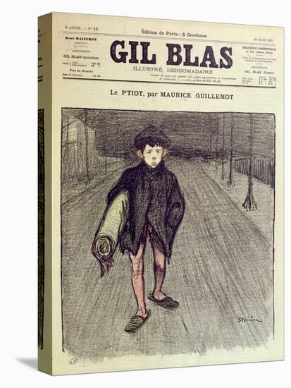 The Little Boy, from 'Gil Blas', 1897 (Colour Litho)-Théophile Alexandre Steinlen-Premier Image Canvas