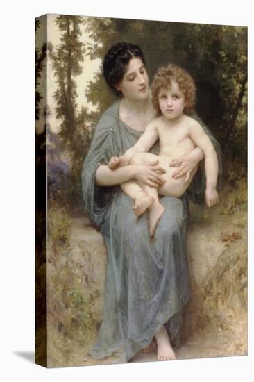 The Little Brother-William Adolphe Bouguereau-Stretched Canvas