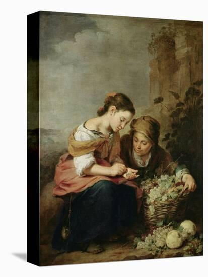 The Little Fruit-Seller, 1670-75-Bartolome Esteban Murillo-Premier Image Canvas