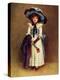 The little model' by Kate Greenaway-Kate Greenaway-Premier Image Canvas