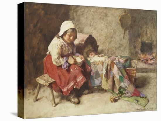 The Little Mother-John Henry Henshall-Premier Image Canvas
