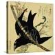 The Little Raven with the Minamoto Clan Sword, c.1823-Katsushika Hokusai-Premier Image Canvas