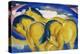 The Little Yellow Horses, 1912-Franz Marc-Premier Image Canvas