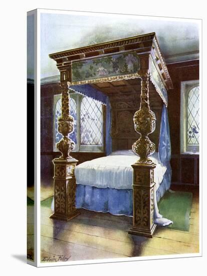 The Littlecote Bedstead, 1910-Edwin Foley-Premier Image Canvas