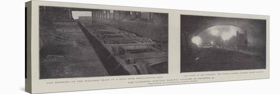 The Liverpool Electric Railway Disaster on 23 December-null-Premier Image Canvas