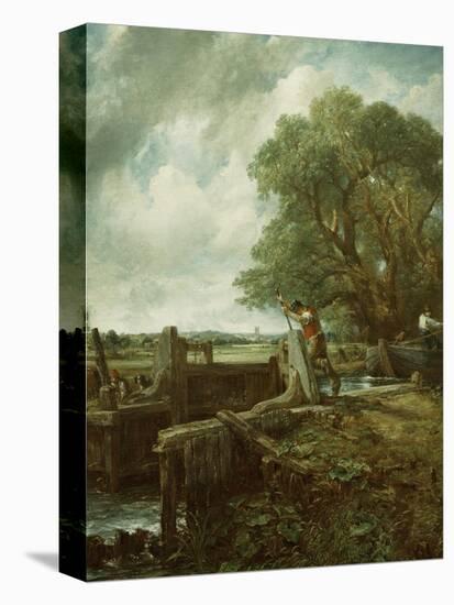 The Lock, 1824-John Constable-Premier Image Canvas