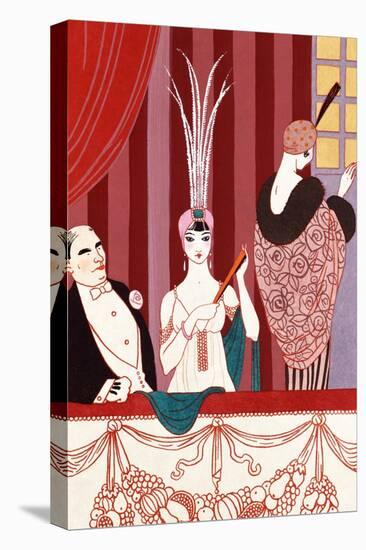 The Loge, France, Early 20th Century-Georges Barbier-Premier Image Canvas