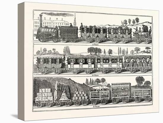 The London and Birmingham Railway Carriages-null-Premier Image Canvas