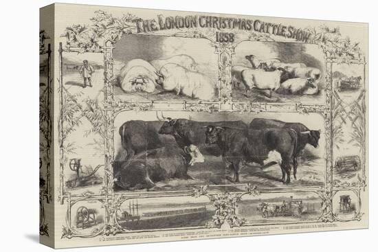 The London Christmas Cattle Show of 1858-Harrison William Weir-Premier Image Canvas