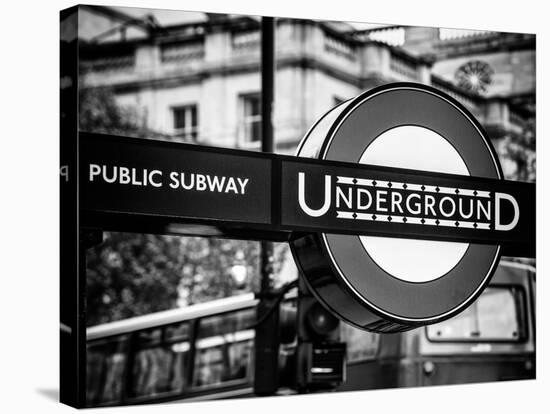 The London Underground Sign - Public Subway - UK - England - United Kingdom - Europe-Philippe Hugonnard-Premier Image Canvas