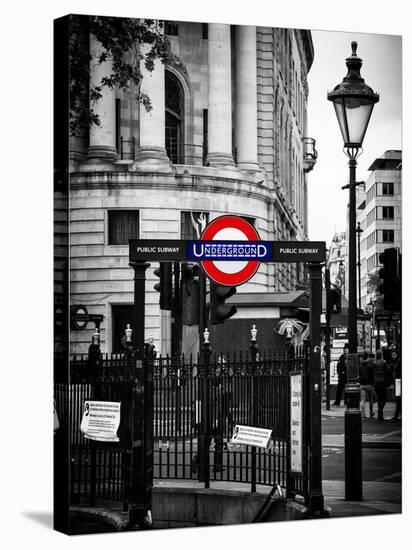 The London Underground Sign - Public Subway - UK - England - United Kingdom - Europe-Philippe Hugonnard-Premier Image Canvas