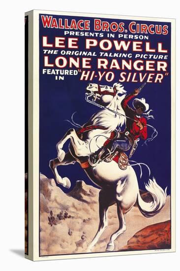 THE LONE RANGER, special circus poster, 1938.-null-Stretched Canvas