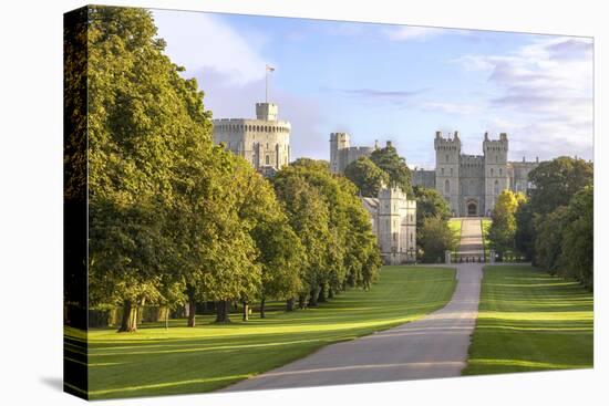 The Long Walk with Windsor Castle in the Background, Windsor, Berkshire, England-Charlie Harding-Premier Image Canvas