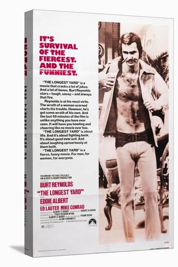 The Longest Yard, Burt Reynolds, 1974-null-Stretched Canvas