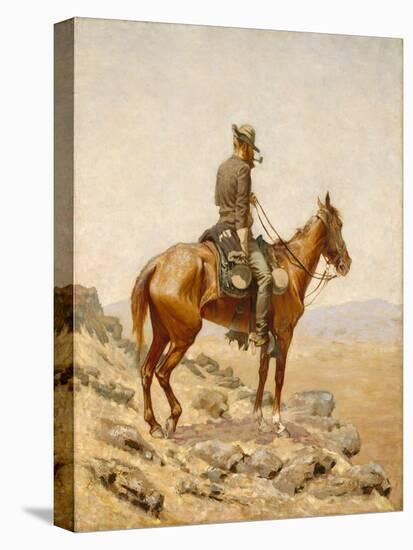 The Lookout, 1887 (Oil on Canvas)-Frederic Remington-Premier Image Canvas