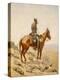 The Lookout, 1887 (Oil on Canvas)-Frederic Remington-Premier Image Canvas