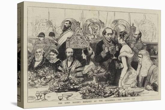 The Lord Mayor's Banquet at the Guildhall, the Loving Cup-null-Premier Image Canvas
