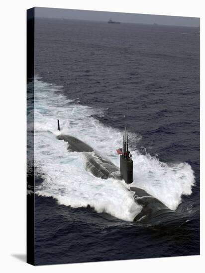 The Los Angeles-class Attack Submarine USS Asheville-Stocktrek Images-Premier Image Canvas