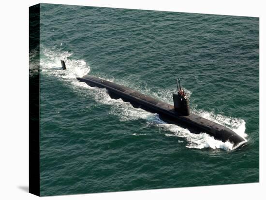 The Los Angeles-class Fast Attack Submarine USS Asheville-Stocktrek Images-Premier Image Canvas
