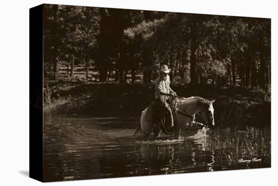 The Lost Cowboy-Barry Hart-Stretched Canvas