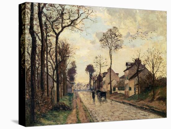 The Louveciennes Road, 1870 by Camille Pissarro-Camille Pissarro-Premier Image Canvas