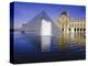 The Louvre and Pyramid, Paris, France, Europe-David Hughes-Premier Image Canvas