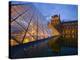 The Louvre at Twilight, Paris, France-Jim Zuckerman-Premier Image Canvas