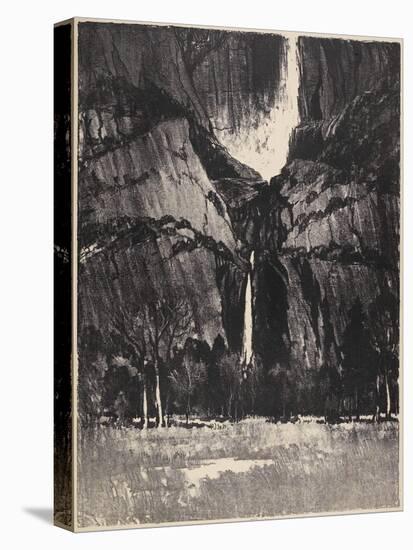 The Lower Falls, Yosemite, 1912-Joseph Pennell-Premier Image Canvas