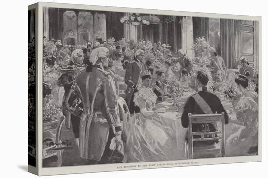 The Luncheon in the State Dining-Room, Buckingham Palace-G.S. Amato-Premier Image Canvas