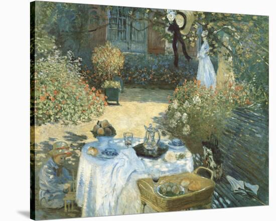 The Luncheon-Claude Monet-Stretched Canvas