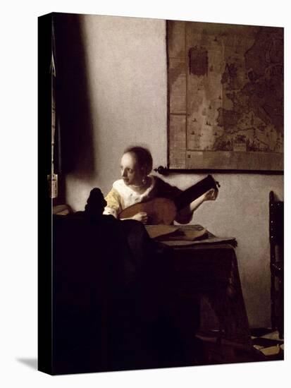 The Lute Player, 1663-1664-Johannes Vermeer-Premier Image Canvas