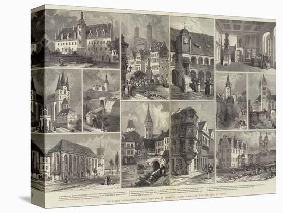 The Luther Celebration of Four Centuries in Germany, Places Associated with the Life of Luther-null-Premier Image Canvas
