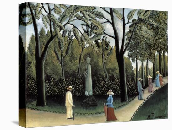 The Luxembourg Gardens, Monument to Chopin, 1909-Henri Rousseau-Premier Image Canvas