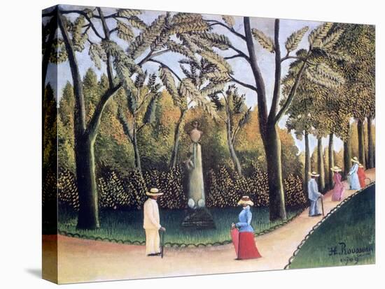 The Luxembourg Gardens, Monument to Chopin, 1909-Henri Rousseau-Premier Image Canvas